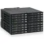 ICY DOCK ToughArmor Rugged Full Metal 16 Bay 2.5” SAS/SATA SSD/HDD Backplane Cage for 2X External 5.25” Bay - MB516SP-B
