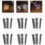 NUOLUX Mini Tinplate Metal Bucket Icing French Fries Tin Pails - 6 Pieces NUOLUX Mini Tinplate Metal Bucket Icing French Fries Tin Pails - 6 Pieces