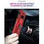 Military Grade Drop Impact for Samsung Galaxy Note 8 Case 360 Metal Rotating Ring Kickstand Holder Built-in Magnetic Car Mount Armor Shockproof Cover for Galaxy Note 8 Protection Case (Sliver)