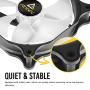 Antec 120mm Case Fan, RGB Case Fans, PC Fan, 4-PIN RGB, F12 Series
