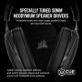 Corsair HS60 – 7.1 Virtual Surround Sound PC Gaming Headset w/USB DAC - Discord Certified Headphones – Compatible with Xbox One, PS4, and Nintendo Switch – Carbon