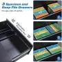 3 Drawer Metal Lateral File Cabinet for Home Office Cabinets File Cabinet with Lock, Black Heavy Duty Metal Storage Printer Stand Filing Cabinet 3 Drawer Metal Lateral File Cabinet for Home Office Cabinets File Cabinet with Lock, Black Heavy Duty Metal Storage Printer Stand Filing Cabinet