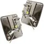 Outside Exterior Door Handle Chrome Front Rear Kit Set of 4 for Super Duty Truck