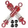 Tbest 2pcs Metal Shock Absorber, RC Shock Absorber Replacement with Caps Upgrade Parts Compatible with Fit for HS 18301 18302 18311 18312 1/18 RC Car
