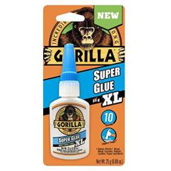 Gorilla Super Glue XL, 25 gram, Clear, (Pack of 1),7400202