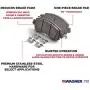 Wagner MX1108 Semi-Metallic Disc Brake Pad Set Wagner MX1108 Semi-Metallic Disc Brake Pad Set