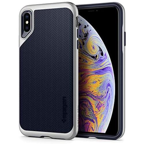 Spigen Neo Hybrid Designed for iPhone Xs MAX Case (2018) - Satin Silver