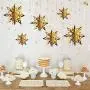 Winter Wonderland Snowflakes Party Decorations 3D Card Hanging Paper Centerpieces for/Birthday/Christmastree/New Year/Baby Shower/Wedding Party /Shopwindow Supplies (Mirror Gold) Winter Wonderland Snowflakes Party Decorations 3D Card Hanging Paper Centerpieces for/Birthday/Christmastree/New Year/Baby Shower/Wedding Party /Shopwindow Supplies (Mirror Gold)