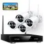 Wireless Security Camera System, Victure 1080P 8 Channel NVR 4PCS Outdoor WiFi Surveillance Camera with IP66 Waterproof, Night Vision, Motion Alert, Remote Access, No Hard Disk Wireless Security Camera System, Victure 1080P 8 Channel NVR 4PCS Outdoor WiFi Surveillance Camera with IP66 Waterproof, Night Vision, Motion Alert, Remote Access, No Hard Disk