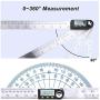 Yangoutool Digital Angle Ruler,Stainless Steel Digital Angle Finder and Digital Protractor(20 Inch/500 Mm)