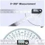 Yangoutool Digital Angle Ruler,Stainless Steel Digital Angle Finder and Digital Protractor(20 Inch/500 Mm)