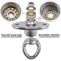 SELEWARE Stainless Steel 304 Heavy Duty Bearing Swing Hanger, 360° Rotate Swing Swivel Hook with Screws for Wooden and Expansion Bolts for Concrete, Indoor Outdoor Hammock Porch Chair Tire Swing Set SELEWARE Stainless Steel 304 Heavy Duty Bearing Swing Hanger, 360° Rotate Swing Swivel Hook with Screws for Wooden and Expansion Bolts for Concrete, Indoor Outdoor Hammock Porch Chair Tire Swing Set