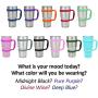 F-32 Handle | 19 COLORS | 30oz or 20oz size available | Fits YETI, OZARK TRAIL, BEAST, RTIC (PREVIOUS DESIGN) Rambler & More Tumbler Travel Mug | BPA FREE (30OZ, COTTON CANDY PINK)