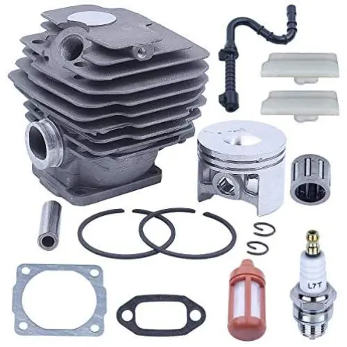 46mm Chainsaw Super AV WB Cylinder Piston Gasket Kit For Stihl 028 with Fuel Line Fuel Filter Spark Plug Cylinder Gasket Muffler Gasket Needle Bearing Bar Stripe Replacement parts for 1118 020 1203 46mm Chainsaw Super AV WB Cylinder Piston Gasket Kit For Stihl 028 with Fuel Line Fuel Filter Spark Plug Cylinder Gasket Muffler Gasket Needle Bearing Bar Stripe Replacement parts for 1118 020 1203