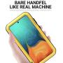 Simicoo Samsung A21 Metal Bumper Military Rugged Case with Screen Protector Silicone Full Body Hybrid Solid Shockproof Heavy Duty Armor Defender Tough Back Cover for Samsung A21 (Yellow, A21)