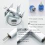 Chrome Bathroom Faucet Single Hole Modern Square Single Hole Bathroom Sink Faucet with Metal Drain Assembly and Faucet Supply Lines Lavatory Faucet