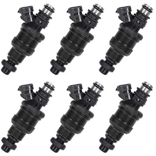 Fuel Injector Parts,ROADFAR 6pcs 1Holes Fuel Injector Parts fit for 1989-1995 Toyota 4Runner Toyota Pickup 3.0L,1993 1994 Toyota T100 3.0L Compatible 23250-65020 23209-65020 Injectors
