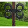 Antennas Direct Clearstream 4Max TV Antenna, 70+ Mile Range, UHF/Vhf, Multi-Directional, Indoor, Attic, Outdoor, Mast W/Pivoting Base/Hardware/Adjustable Clamp/Sealing Pads, 4K Ready, Black – C4MVJ