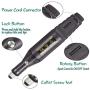 Electric Micro Engraver Pen Mini DIY Vibro Engraving Tool Kit for Metal Glass Ceramic Plastic Wood Jewelry with Scriber Etcher(1pen 16 Stencils) (Black)