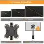 ErGear Monitor Mount for 13-27'' Computer Screens, Improved LCD/LED Monitor Riser, Height/Angle Adjustable Single Desk Mount Stand,Holds up to 17.6lbs, Black - EGCM12 ErGear Monitor Mount for 13-27'' Computer Screens, Improved LCD/LED Monitor Riser, Height/Angle Adjustable Single Desk Mount Stand,Holds up to 17.6lbs, Black - EGCM12