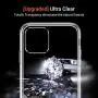 TORRAS Diamonds Clear Compatible for iPhone 11 Pro Case, Slim Fit Thin Shockproof Hard PC Back & Soft TPU Bumper Cover Compatible for iPhone 11 Pro Cases, Transparent