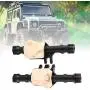Drfeify Rear Axle Housing, 1/10 RC Metal Front Rear Axle Housing Cover Rear Axle Housing Compatible with Traxxas TRX4(Black) Drfeify Rear Axle Housing, 1/10 RC Metal Front Rear Axle Housing Cover Rear Axle Housing Compatible with Traxxas TRX4(Black)