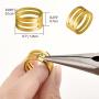 KUUQA Jewelry Making Kit Jewelry Findings Starter Kit Jewelry Beading Making and Repair Tools Kit
