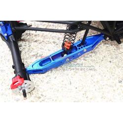 GPM Losi 1:10 Baja Rey / Rock Rey Upgrade Parts Aluminum Rear Lower Trailing Arms - 1Pr Set Orange