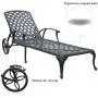 HOMEFUN Chaise Lounge Outdoor Chair with Beige Cushion, Aluminum Pool Side Sun Lounges with Wheels Adjustable Reclining, Patio Furniture Set, Pack of 1(Antique Bronze) HOMEFUN Chaise Lounge Outdoor Chair with Beige Cushion, Aluminum Pool Side Sun Lounges with Wheels Adjustable Reclining, Patio Furniture Set, Pack of 1(Antique Bronze)