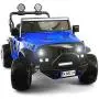 Two (2) Seater Ride On Kids Car Truck w/ Remote | Large 12V Battery Licensed Kid Car to Drive 3 Speeds, Leather Seat, MP3 Music by Bluetooth, FM Radio, Rubber Tires Two (2) Seater Ride On Kids Car Truck w/ Remote | Large 12V Battery Licensed Kid Car to Drive 3 Speeds, Leather Seat, MP3 Music by Bluetooth, FM Radio, Rubber Tires