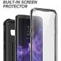 YOUMAKER Kickstand Case for Galaxy S8 Plus, Full Body with Built-in Screen Protector Heavy Duty Protection Shockproof Rugged Cover for Samsung Galaxy S8 Plus 6.2 inch - Black/Black