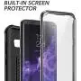 YOUMAKER Kickstand Case for Galaxy S8 Plus, Full Body with Built-in Screen Protector Heavy Duty Protection Shockproof Rugged Cover for Samsung Galaxy S8 Plus 6.2 inch - Black/Black