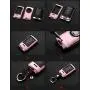 Royalfox 4 5 6 Buttons luxury aluminum metal Key Fob case cover for Cadillac SRX DTS STS XTS CTS Escalade ,Chevrolet C7 Corvette black