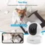Home Security Camera, Baby Camera,1080P HD Wansview Wireless WiFi Camera for Pet/Nanny, Motion Alerts, 2 Way Audio, Night Vision, Compatible with Alexa Echo Show, with TF Card Slot and Cloud
