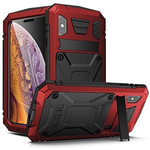 WintMing Compatible with iPhone 11 Case Aluminium Metal Waterproof Case Built-in Screen Shockproof Dustproof Full Body Protector Case Heavy Duty Cover with Kickstand WintMing Compatible with iPhone 11 Case Aluminium Metal Waterproof Case Built-in Screen Shockproof Dustproof Full Body Protector Case Heavy Duty Cover with Kickstand