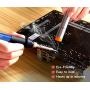 LDK Soldering Iron Kit Electric 60W 110V Adjustable Temperature Soldering Gun Welding Tools, 5pcs Replacement Tips and Solder Wire Tube (Basic)