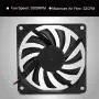 Pomya CPU Cooler 2pcs 8cm 12V CPU Cooling Fan CPU Fans Heat Sink Silent Mute Cooler for Computer PC