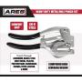 ARES 10005 - Metal Hole Punch Set - 3/32-Inch to 9/32-Inch Punches and Dies Included - For Aluminum, Brass, and Steel Sheet Metal and More ARES 10005 - Metal Hole Punch Set - 3/32-Inch to 9/32-Inch Punches and Dies Included - For Aluminum, Brass, and Steel Sheet Metal and More