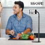 Tablet Stand, MiiKARE Height Adjustable 360 Degree Rotating Tablet Phone Holder Compatible with 4.7-12.9'' Tablets iPad Cellphone Nintendo Switch for Store POS Office Showcase Reception Kitchen Desktop