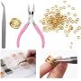 EuTengHao Earring Hooks 2000Pcs Earring Making Supplies Kit with Fish Earring Hooks Earring Backs Earrings Posts Open Jump Rings Earring Making Findings for Earring Repair Jewelry Making (6 Colors)