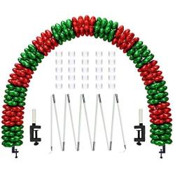 Table Balloon Arch Kit for Different Table Adjustable Balloon Arches Stand for Weddings & Birthday & Christmas Decoration (White)