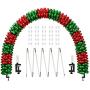 Table Balloon Arch Kit for Different Table Adjustable Balloon Arches Stand for Weddings & Birthday & Christmas Decoration (White)