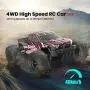RC Cars, High Speed Remote Control Car, All Terrain Electric Remote Control Off Road Monster Truck, 1:18 Scale 2.4Ghz Radio 4WD Fast 30+ MPH RC Car, with 2 Rechargeable Batteries, Gift for Boys Adults RC Cars, High Speed Remote Control Car, All Terrain Electric Remote Control Off Road Monster Truck, 1:18 Scale 2.4Ghz Radio 4WD Fast 30+ MPH RC Car, with 2 Rechargeable Batteries, Gift for Boys Adults