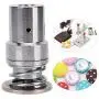 Fabric Covered Button Tools, 0.4-1.5in Round Button Mold Bread Shape Press Tool for Hand Press Machine(36L)