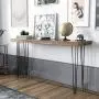 SMARTSTANDARD 40'' Metal Hairpin Coffee Table Legs, 1/2'' 3 Solid Rods, Industrial Home DIY Projects for Furniture, Bench, Dining Board, Desk, High-Stand with Rubber Floor Protectors, Black, 4PCS
