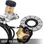 Mophorn GO-KART Brake Master Cylinder Kit Go Kart Hydraulic Brake Kit Universal Go Karts Brake Kit Kandi Complete Including Master Cylinder, Hose, Caliper, Pad for 150cc