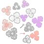 Cutting Dies Metal, Butterfly and Flower Decoration Embossing Stencils for DIY Scrapbooking Photo Album Decorative DIY Paper Cards Making Gift, Greeting Metallic Die Cut