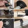 PECHAM 24PCS Universal Wood Metal Oscillating Multitool Quick Release Saw Blades Fit Porter Cable Black & Decker Rockwell Ridgid Ryobi Milwaukee DeWalt Chicago Craftsman