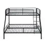 Amazon Basics Heavy Duty Twin-Over-Full Metal Bunk Bed, Easy Assembly with Enhanced Upper-Level Guardrail, Black Amazon Basics Heavy Duty Twin-Over-Full Metal Bunk Bed, Easy Assembly with Enhanced Upper-Level Guardrail, Black