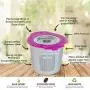 ECO-Fill Stainless Steel by Perfect Pod | Reusable K Cup Coffee Pod Metal Filter, Compatible with Keurig 1.0 2.0 K-Mini K-Slim K-Duo & Other K-Series and Select Models (See Full Compatibility Chart)